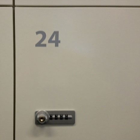 nummering locker
